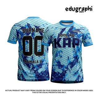 Abstract Blue Inspired Sublimated Soccer Uniform