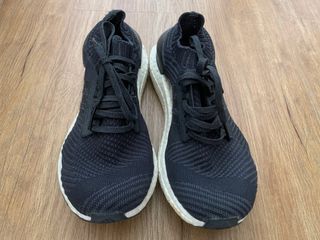 Adidas ultraboost black running shoes