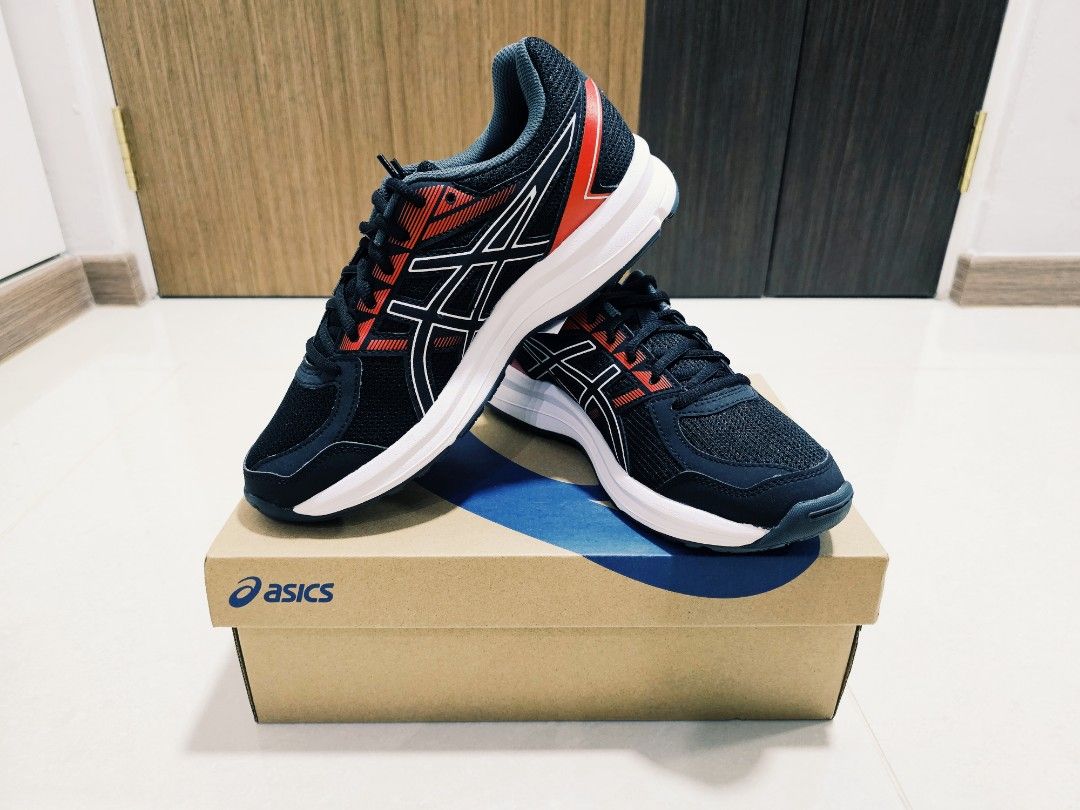 ASICS Gel Jolt Black/ Classic Red, Men's Fashion, Footwear