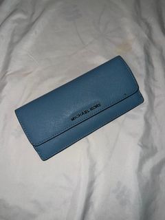 Authentic MK Blue Wallet