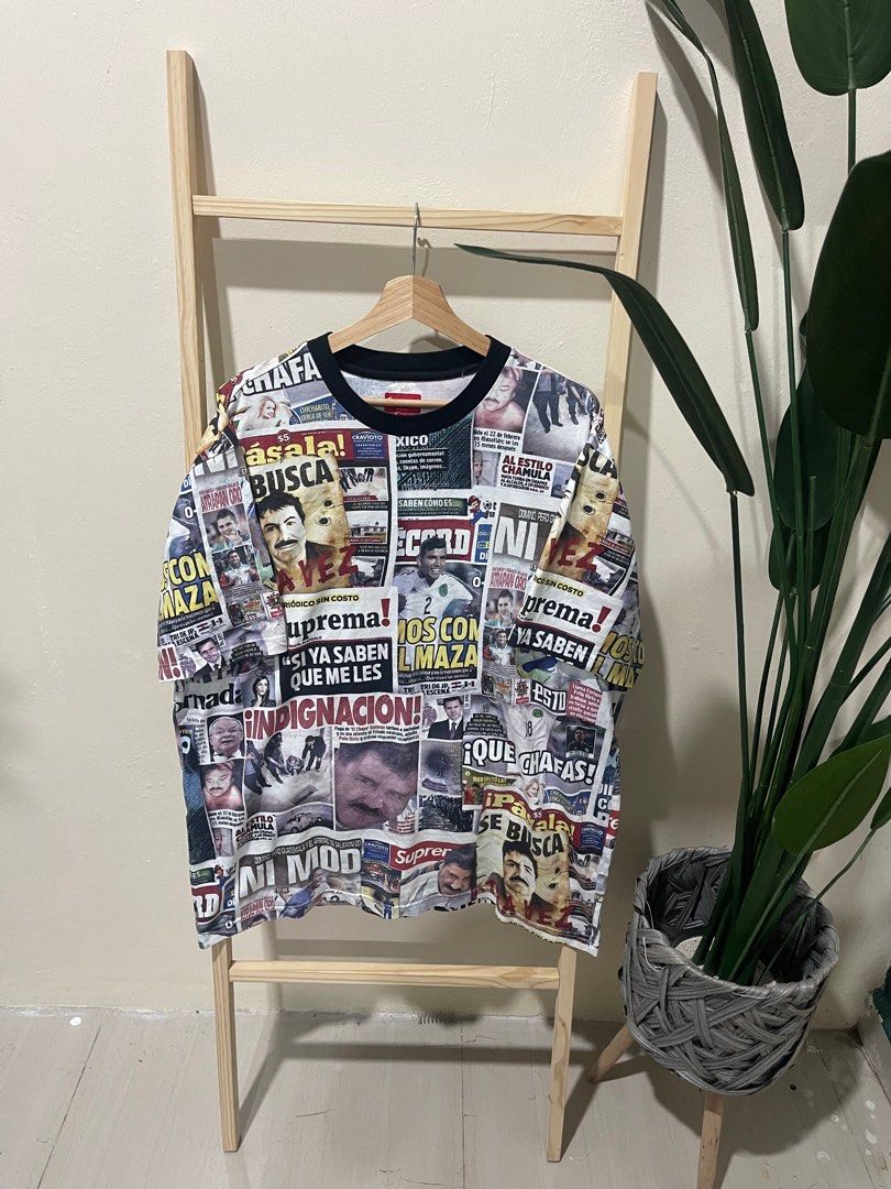 Authentic Supreme Overprint Tee