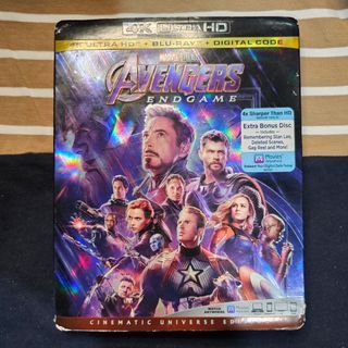 Avengers - Endgame - 4K UHD Blu-ray + Blu-ray - VG Condtion