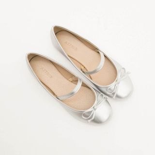 Aztrid Silver Mary Jane Shoes