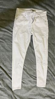 Bershka White Denim Pants