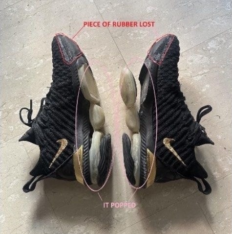 Broken Lebron XVI BQ5969 007 Men s Fashion Footwear Sneakers on Carousell