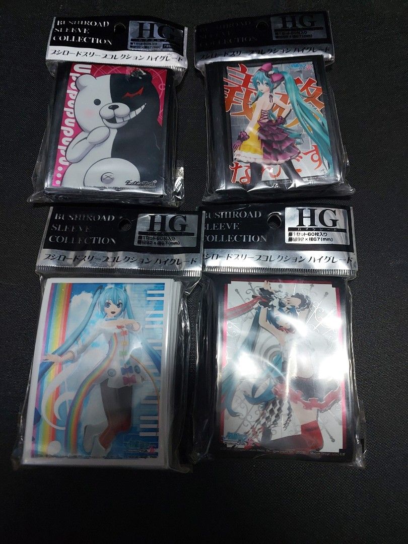 Bushiroad Card sleeve Dangan Ronpa Project Diva Hatsune Miku card Sleeve  collection Sealed vol 602 672 686 687 pokemon magic yu gi oh one piece  sleeve, Hobbies & Toys, Toys & Games on Carousell