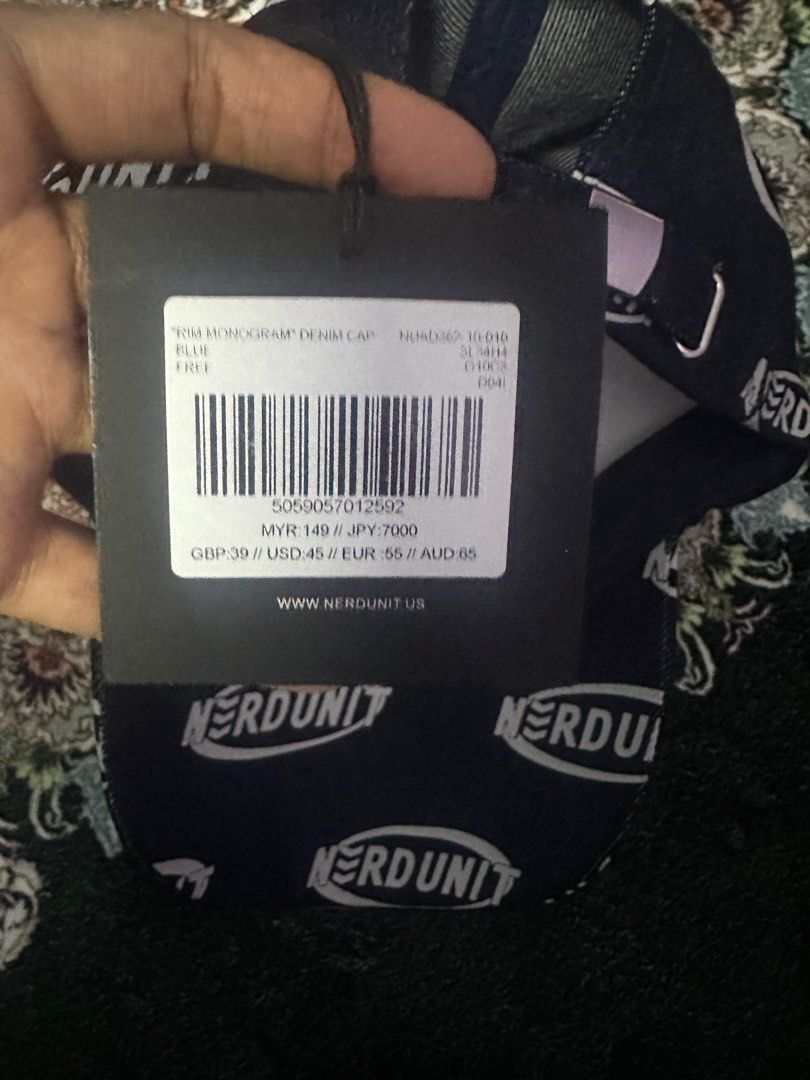Cap (Category: Cap & Hats) located in Bangi. Submitted by reexy (Listing ID 1302963074, Image 3). Description: Brand New Nerdunit cap Legit 💯 Retail Rm150 Selling RM40.