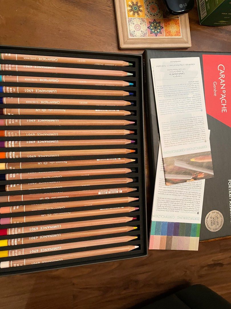Carandache 20 luminance 6901 potrait assortment, Hobbies & Toys ...