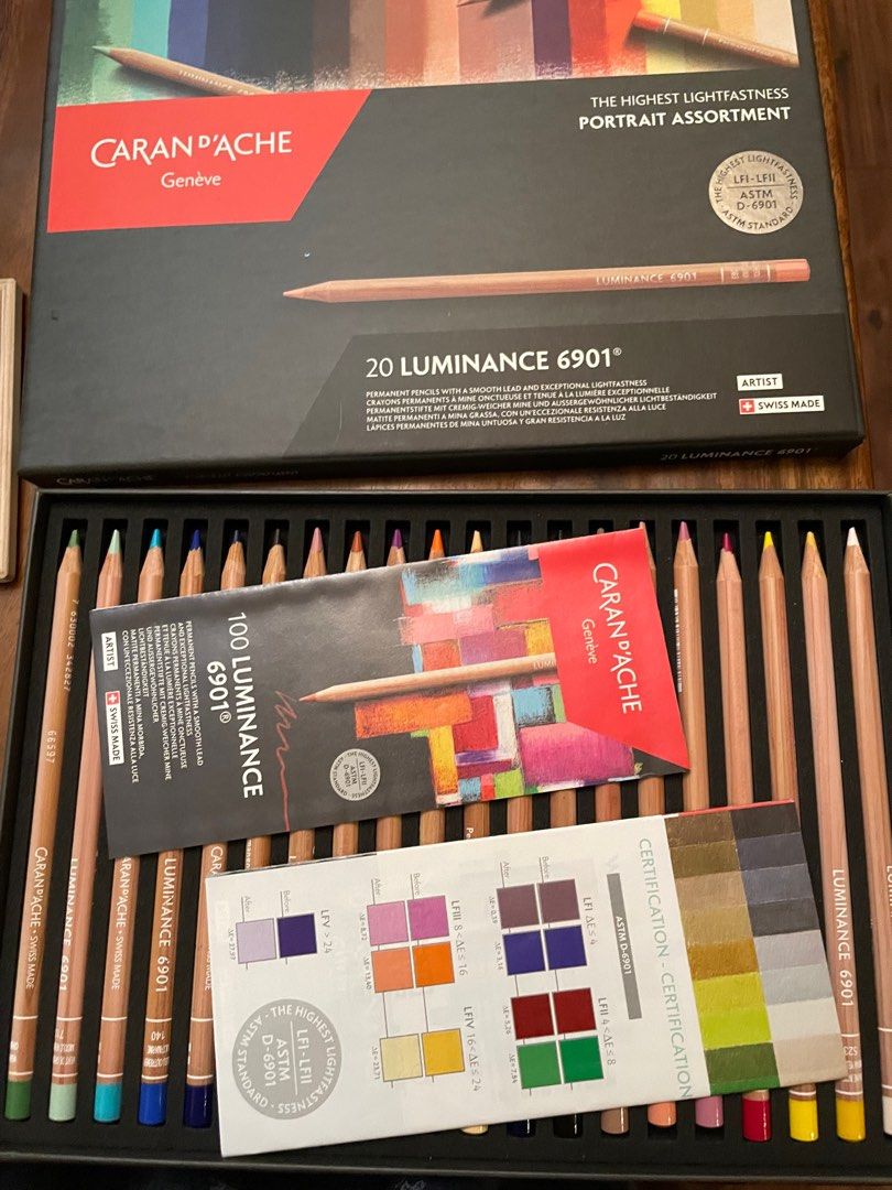 Carandache 20 luminance 6901 potrait assortment, Hobbies & Toys ...