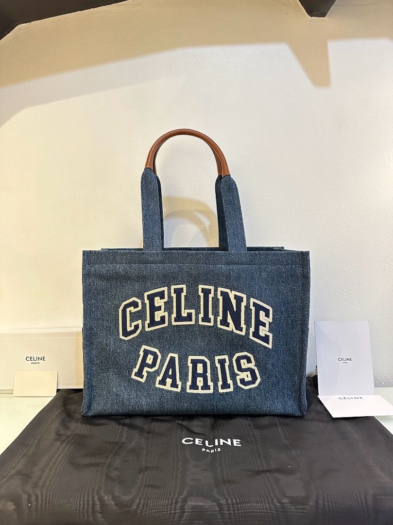 Celine Denim Tote Bag (Preorder) (Category: Luxury Bags & Wallets) located in Manila. Submitted by designerarchives.ph (Listing ID 1303074939, Image 2). Description: Actual photos are already posted (taken from previous transaction) Inclusions: box, dustbag, booklet - SALE | Cheaper because of tax refund - 10 to 15 days - No return/refund - Buyer will shoulder shipping fee NCR: Grab/Lalamove Provincial: LBC.