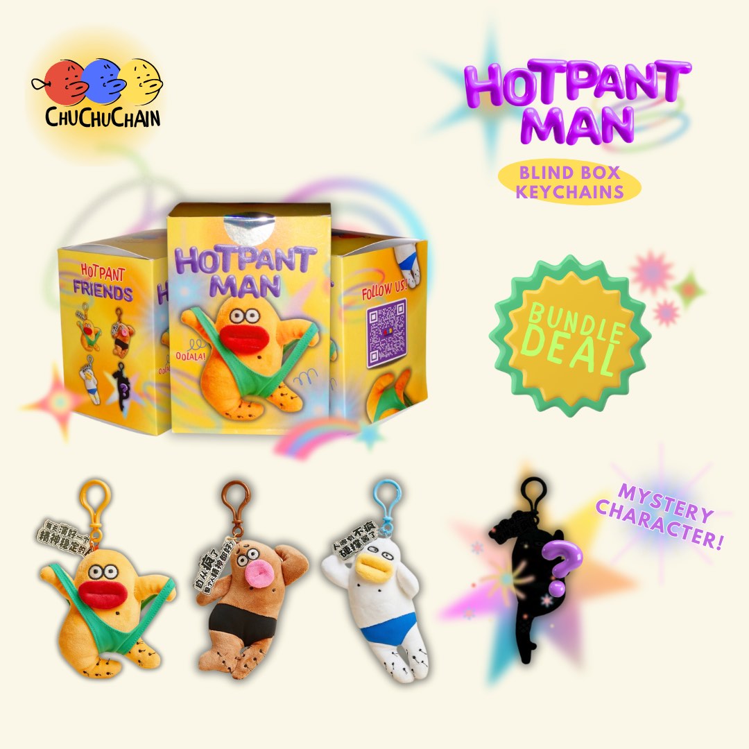 [ChuChuChain] Hotpant Man Keychain Series Blind Box, Hobbies & Toys ...