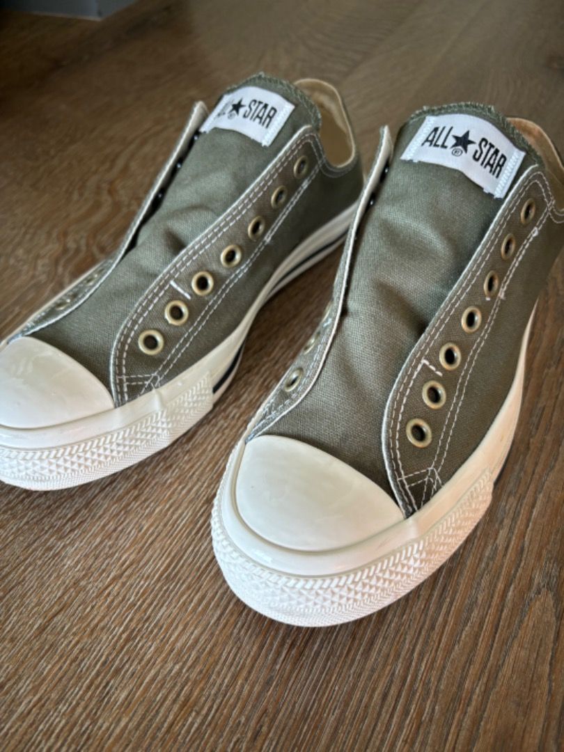 Converse laceless sneakers Carousell