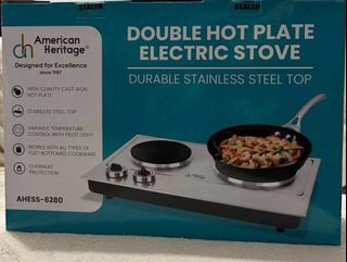 DOUBLE HOT PLATE ELECTRIC STOVE