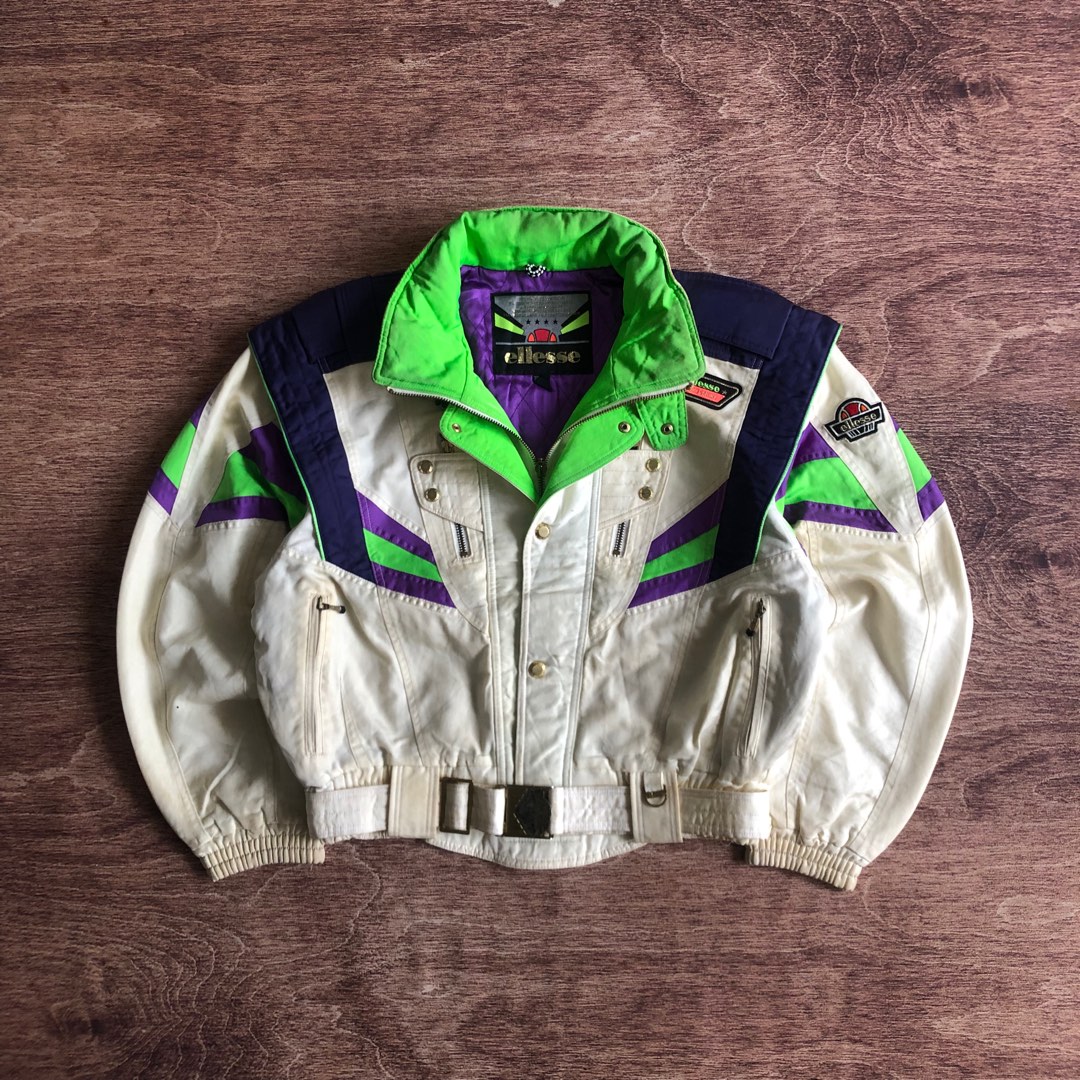 ellesse vintage racing jacket Fesyen Pria Pakaian Baju Luaran di Carousell
