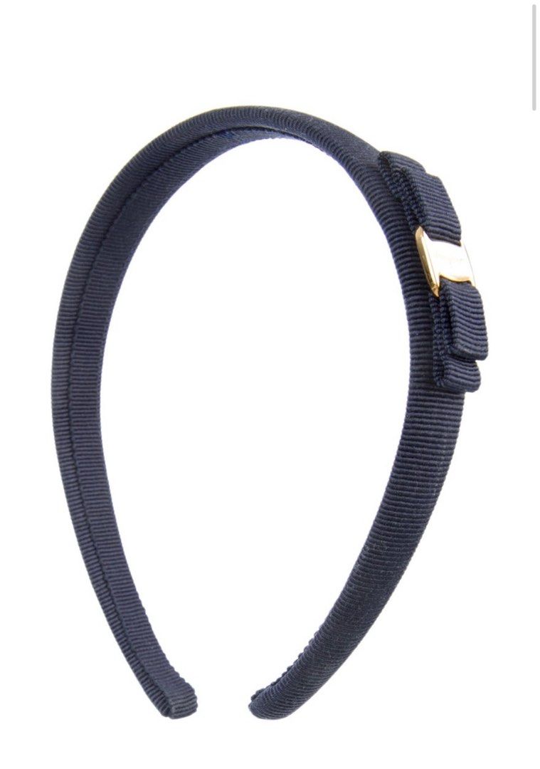 Ferragamo Headband (Category: Hair Accessories) located in Quezon City. Submitted by brandeditemsforless (Listing ID 1302906395, Image 1). Description: 🖤 Blue Ferragamo Headband with bara bow accent 🖤 Guaranteed original from USA 🖤 Used once (pictorial) 🖤 Open for lay-away 🖤 Message me for more photos .