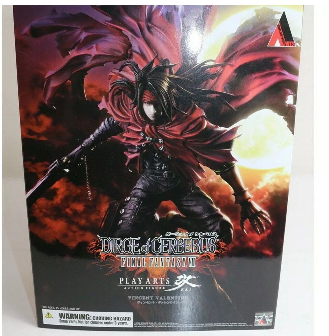 Clearance vincent valentine play arts kai Outlet Play Arts Kai Vincent  Valentine Figure Action Figures