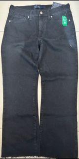 GAP Womens Stretch Mid-rise Flare Jeans