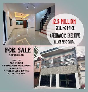 Greenwoods Executive village House and Lot for sale