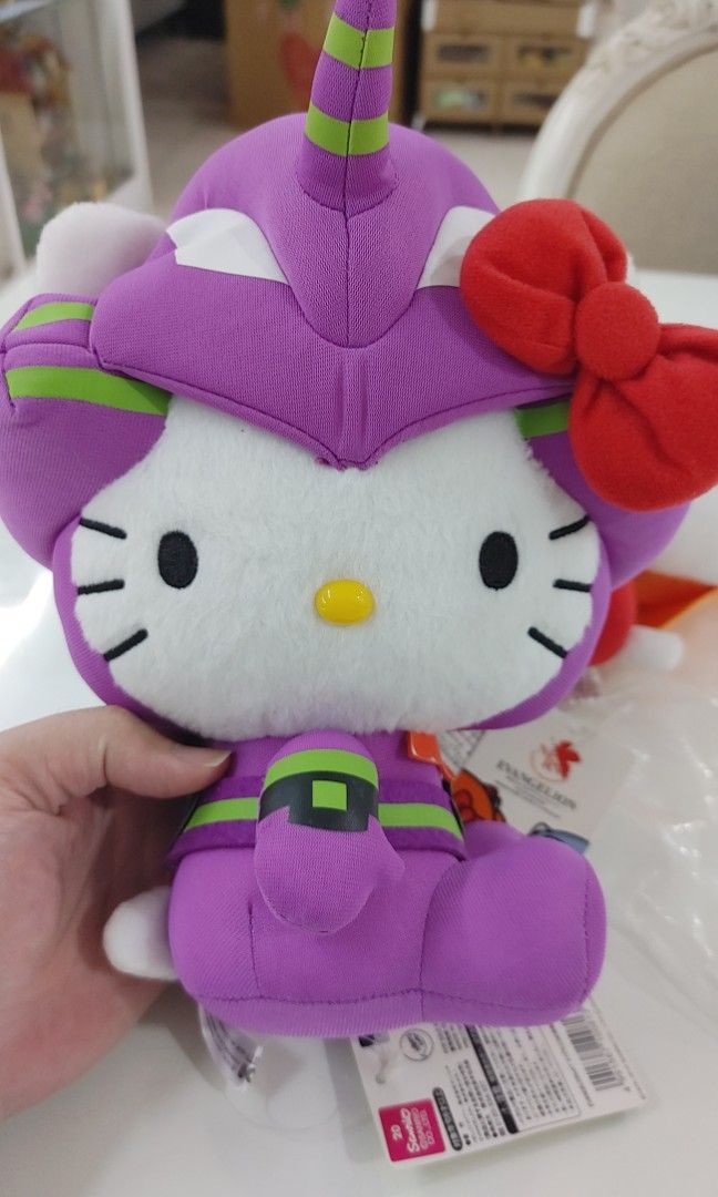 Hello Kitty X Evangelion 2012 Plush Rare Japan only, Hobbies