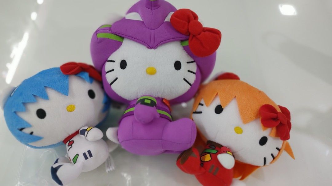 EVANGELION×HELLO KITTY ぷっくりマスコット 2個セット