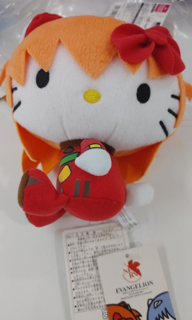 Hello Kitty Asuka and Rei figurines : r/evangelion
