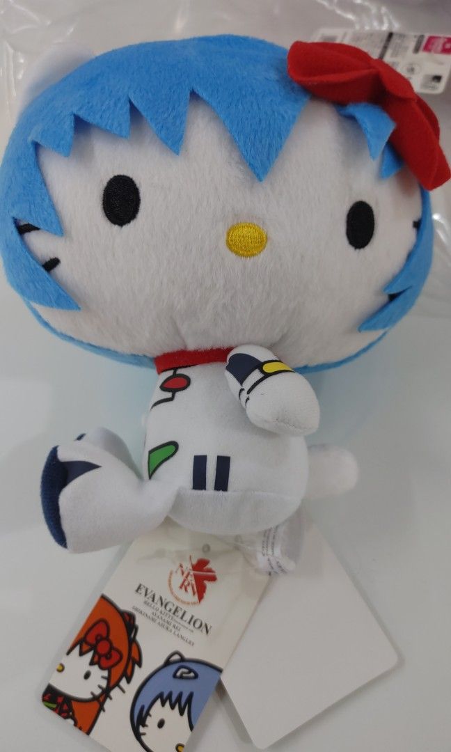Hello Kitty X Evangelion 2012 Plush Rare Japan only, Hobbies