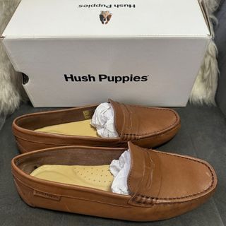 Hush Puppies brown tan loafers