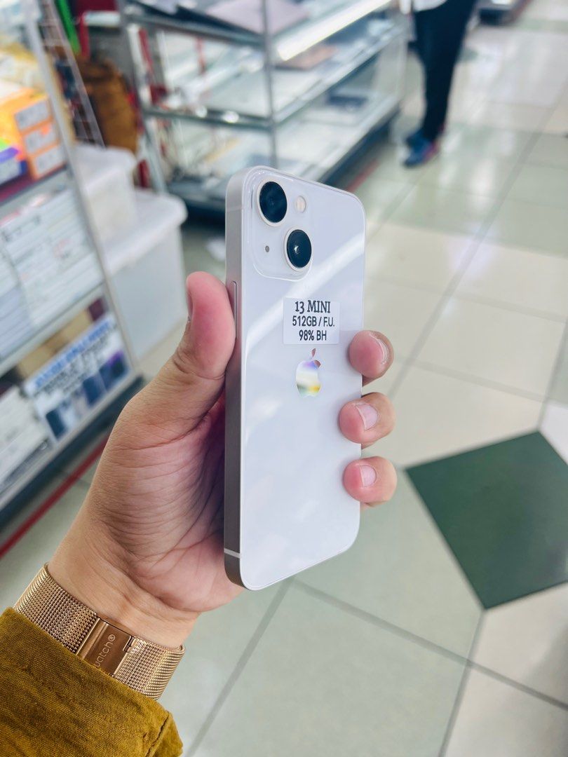 Iphone 13 Mini 512gb 98% batt FU no issue (Category: iPhone 13 Series) located in San Juan City. Submitted by javedsgadgetshop (Listing ID 1302920337, Image 3). Description: OPEN FOR INSTALLMENT VIA CREDIT CARD/GGIVES & SWAP/TRADE-IN! WE BUY AND SELL ( ANYKINDS OF UNIT BINIBILI PO NAMIN)! PTPA : Padelete po f bawal Read ❗️Onhand ‼️ Iphone 13Mini •512gb •NTC Variant •98% batt health •Factory Unlock •95% Smoothness •No hidden issue | No Repaired •1