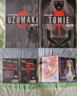 Junji Ito Manga Book Set - Tomie and Uzumaki