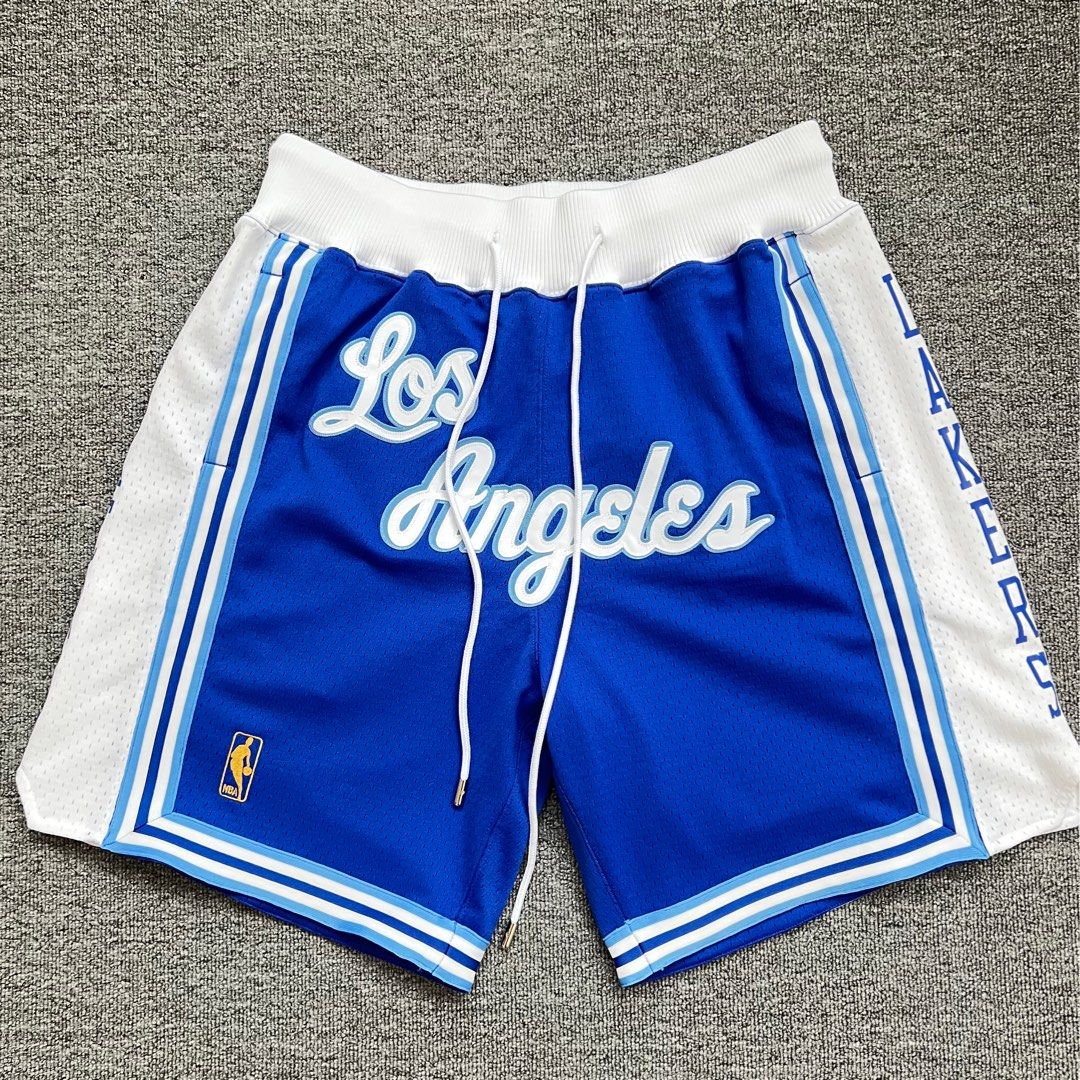 Just Don Blue LAKERS Mitchell Ness NBA Shorts
