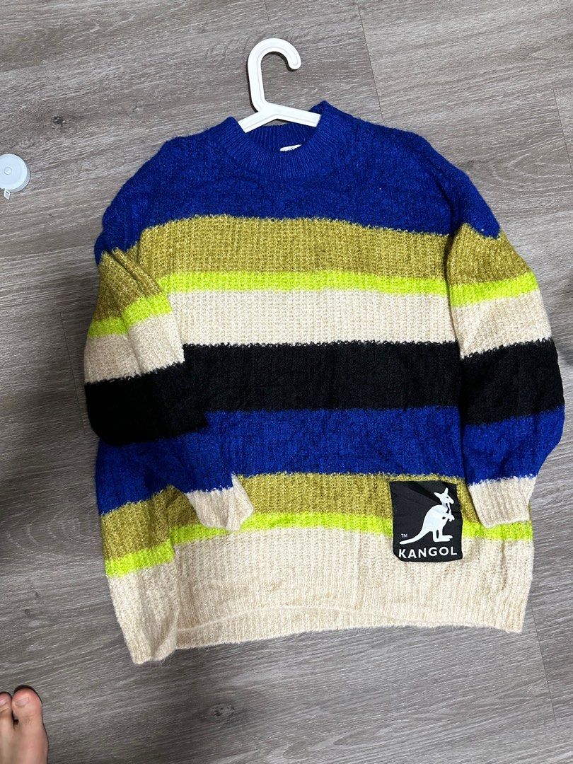 Kangol x H&M Collab Sweater, Men's Fashion, Coats, Jackets and