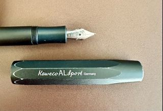 Limited SALE: Kaweco AL Sport fountain pen black Pen Nib: M (medium)