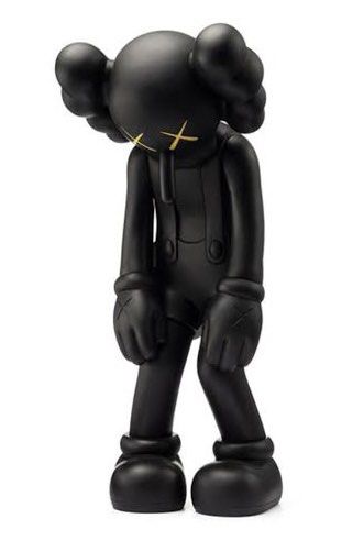 KAWS “Small Lie” Black (Category: Designer & Blind Box Toys) located in Quezon City. Submitted by lootdigger (Listing ID 1302958021, Image 1). Description: Brand new but packaging was ripped accidentally during storage. Can give a discount.