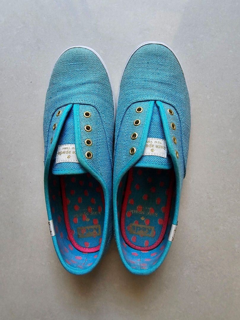 Keds x Kate Spade Turquoise Women s Fashion Footwear Sneakers on Carousell