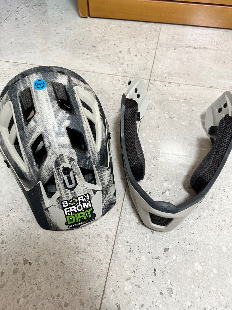 Leatt MTB Helmet 3.0 Enduro (Category: Parts & Accessories) located in Singapore. Submitted by yamz90 (Listing ID 1084770080, Image 3). Description: Selling my preloved Leatt MTB helmet. Size: M 55-59cm Bought last Nov 2020 for 375sgd at Outdoor life. Only worn during weekends. There is a damage on the visor because the helmet falls, but the actual helmet dont have scratches or crack. RFS: quitting bike.