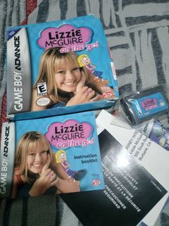 Lizzie McGuire game for Gameboy Advance