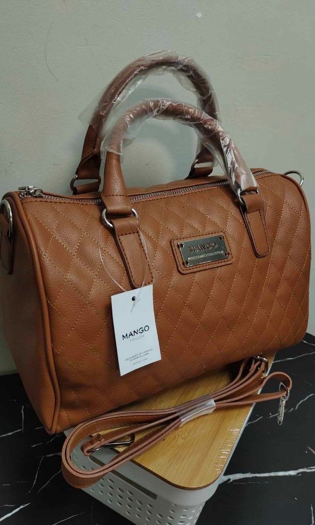 MANGO Quilted Bowling Bag Women s Fashion Bags Wallets Cross body Bags on Carousell