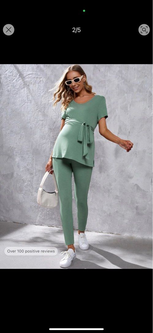 Maternity coords (Category: Sets or Coordinates) located in Quezon City. Submitted by lrshoppe (Listing ID 1303058855, Image 2). Description: Can fit until large.