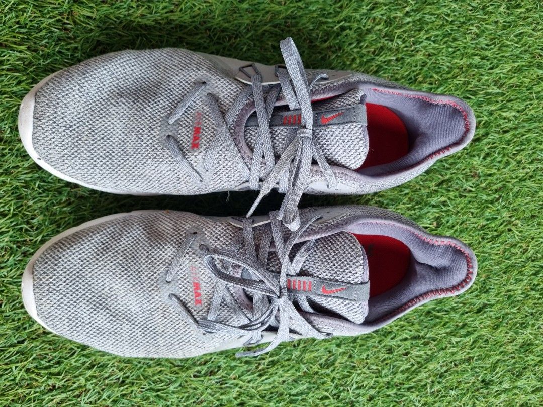 Grey nike air max 9s on sale