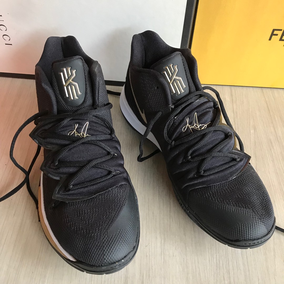 kyrie flytrap 5 black and gold