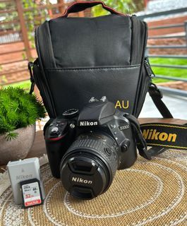 Nikon D3300 DSLR 24MP Full HD Camera with 18-55mm Lens and Accessories