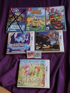 Nintendo Games for 3ds and Switch
