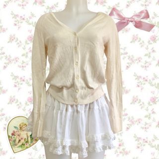 Original Banana Republic Off White Color Knit Cardigan | Like new and high quality 💖 | Size XS on tag | Coquette Soft Girl Pinterest Aesthetic