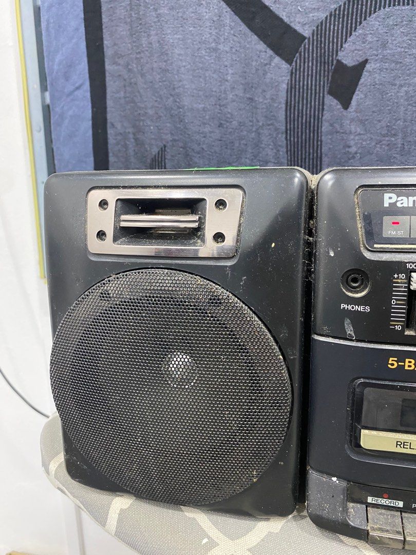 Panasonic RX-CT840 Black Dual Cassette Player BOOMBOX, Audio, Soundbars ...