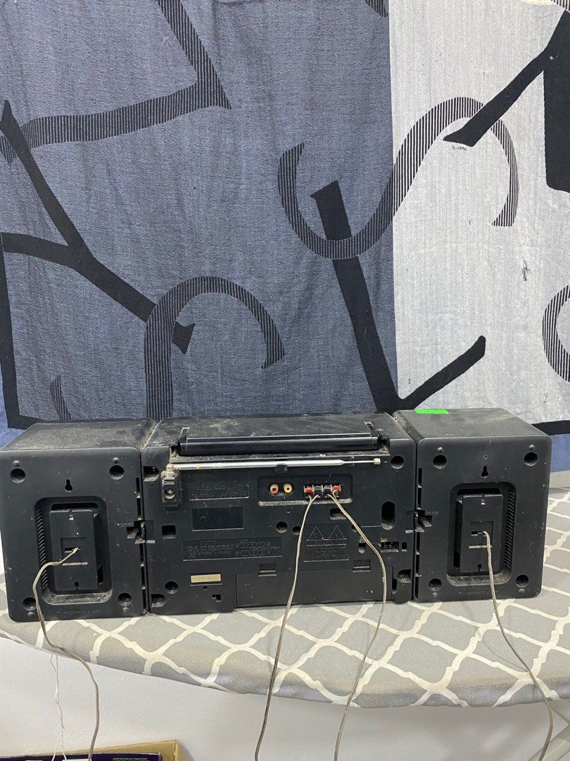 Panasonic RX-CT840 Black Dual Cassette Player BOOMBOX, Audio, Soundbars ...