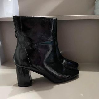 Parisian leather boots