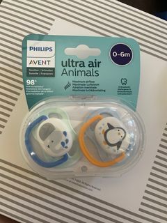 Philips AVENT 0-6m Ultra Air Pacifier, 2-pack