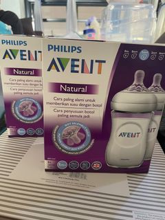 Philips Avent 9 oz Natural Baby Bottle, 2-pack