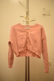 Pink crop sweater