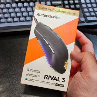PRELOVED | Steelseries Rival 3 Wired Gaming Mouse for PC MacBooks PN62513 | Used Like New